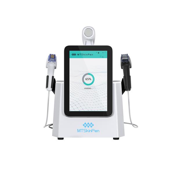 Desktop 3 in 1 RF Microneedling Skin Tightening Facial Lift Machine for Face Beauty Equipment with Ice Hammer