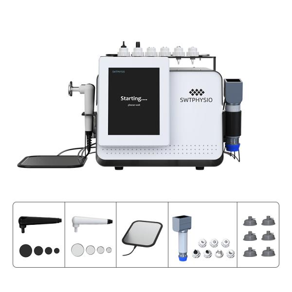 Shock Wave Therapy Machine RF Ultrasound Desktop Body Cellulite Pain Relief Urology Treatment