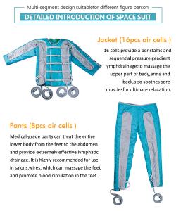 Standing Vertical 24 Air Bags Infrared for Body & Eye Massage Machine