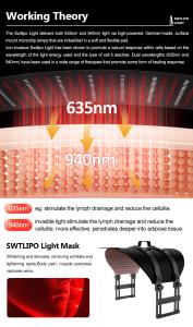 8D PRO SWTLIPO LIGHT Weight Loss and Pain Therapy Body Skin Care Equipment for Commercial Use