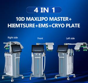 3 in 1 Multifunctional 10d Green Laser Ems Cool Pads for Body Slimming Machine Weight Loss ABS Stainless Steel Commercial Home Use