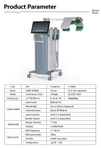 3 in 1 Multifunctional 10d Green Laser Ems Cool Pads for Body Slimming Machine Weight Loss ABS Stainless Steel Commercial Home Use