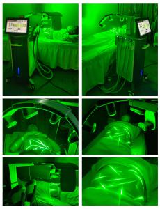 3 in 1 Multifunctional 10d Green Laser Ems Cool Pads for Body Slimming Machine Weight Loss ABS Stainless Steel Commercial Home Use