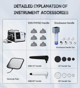 Shock Wave Therapy Machine RF Ultrasound Desktop Body Cellulite Pain Relief Urology Treatment