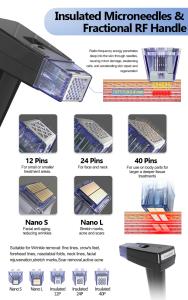 InMedor MF-168 RF Microneedling Machine-Professional Stationary Skin Firming Stretch Mark Removal for Skin (EU/US Plug)