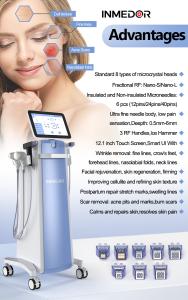 InMedor MF-168 RF Microneedling Machine-Professional Stationary Skin Firming Stretch Mark Removal for Skin (EU/US Plug)