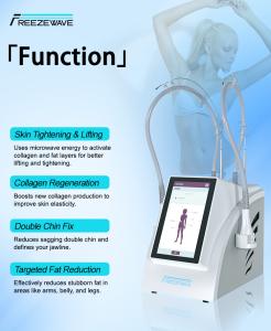 ICE-MICROWAVE RF Body Sculpting Machine Freezewave Skin Tightening Face Lifting Anti-aging Machine