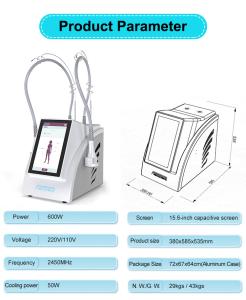 ICE-MICROWAVE RF Body Sculpting Machine Freezewave Skin Tightening Face Lifting Anti-aging Machine