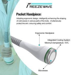 ICE-MICROWAVE RF Body Sculpting Machine Freezewave Skin Tightening Face Lifting Anti-aging Machine