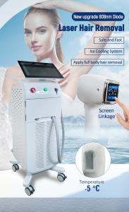 Professional Best 2500W 808nm Ai Diode Laser Hair Removal Machine 3 Wave Permanent Painless Ice with Handle Screen