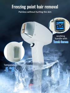 Professional Best 2500W 808nm Ai Diode Laser Hair Removal Machine 3 Wave Permanent Painless Ice with Handle Screen