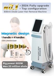 Ice Painless Diode Laser 755 808 1064 Hair Removal Epilation Definitive Laser Hair Removal Machine