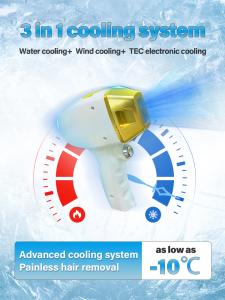 Ice Painless Diode Laser 755 808 1064 Hair Removal Epilation Definitive Laser Hair Removal Machine