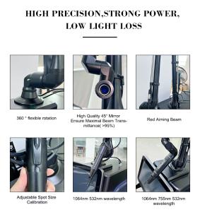 Vertical Picosecond 755nm 808nm 1064nm Picolaser Nd Yag Freckle Tattoo Removal Machine