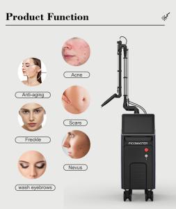 Vertical Picosecond 755nm 808nm 1064nm Picolaser Nd Yag Freckle Tattoo Removal Machine
