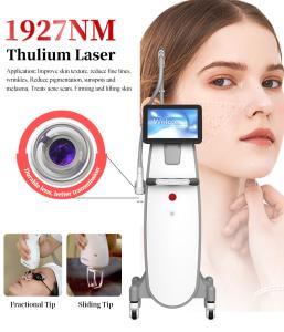 Fractional 1927nm Erbium YAG Laser Machine 12.1inch Touch Screen Stationary for Acne Scars Removal Pigmentation Reduction