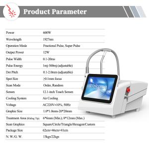 Desktop Thulium Laser Fiber 1927nm Laser Skin Resurfacing Equipment 1927nm Beauty Laser