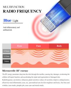 Desktop 3 in 1 RF Microneedling Skin Tightening Facial Lift Machine for Face Beauty Equipment with Ice Hammer