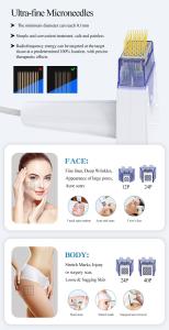 Desktop 3 in 1 RF Microneedling Skin Tightening Facial Lift Machine for Face Beauty Equipment with Ice Hammer