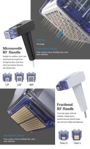 Desktop 3 in 1 RF Microneedling Skin Tightening Facial Lift Machine for Face Beauty Equipment with Ice Hammer