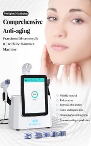 Desktop 3 in 1 RF Microneedling Skin Tightening Facial Lift Machine for Face Beauty Equipment with Ice Hammer