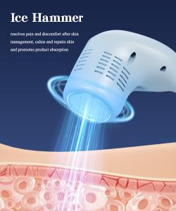 3 in 1 M8 Microneedling Fractional RF Skin Rejuvenation Scar Acne Treatment Wrinkle Removal With Ice Hammer Machine