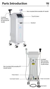 Fractional Machine Rf Professional Microneedling With Radio Frequency Machine for Facial Body Machine