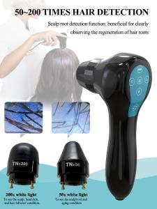 Scalp Treatment Machine Follicle Scalp Detection 650nm Laser Hair Growth/Regrowth Machine Anti-hair Loss Beauty Equipment