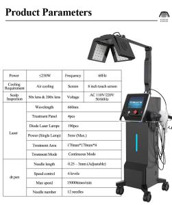 Scalp Treatment Machine Follicle Scalp Detection 650nm Laser Hair Growth/Regrowth Machine Anti-hair Loss Beauty Equipment