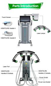 2 in 1 XM-87 Beir Fat Reduction 10d Green Laser + Ems Multi-functional Body Slimming Machine Spa Clinic Use