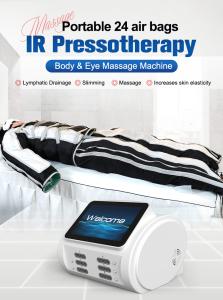 Desktop 24 Bags Muscle Relax Lymphatic Drainage and Body Slimming Full Body Suit Pressotherapy Machine