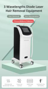 Hair Removal 3 Wavelength 755nm 1064nm 808nm Ice Painless Diode Laser Hair Removal Machine