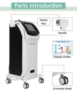 Hair Removal 3 Wavelength 755nm 1064nm 808nm Ice Painless Diode Laser Hair Removal Machine