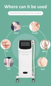 Hair Removal 3 Wavelength 755nm 1064nm 808nm Ice Painless Diode Laser Hair Removal Machine
