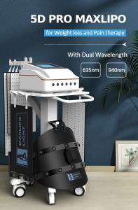 HS-268 PRO 5D MAXLIPO with Face Mask  Full Body Laser Red Light  Weight Loss Pain Red Light Therapy Device Infrared Machine