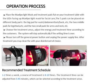 HS-268 PRO 5D MAXLIPO with Face Mask  Full Body Laser Red Light  Weight Loss Pain Red Light Therapy Device Infrared Machine