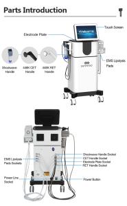 Sw685 Shockwave Therapy Machine for Human and Physical Therapy Pain Relief Focused Shock Wave Equipment Clinical Use