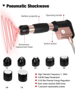 SW319 Shockwave Therapy Machine for Reduce Cellulite Soft Tissue Repair Injury Recovery Spinal Injury Treatment