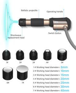 SW267 Newest Shock Wave Therapy Device Physical Therapy Shockwave Machine for Pain Relief