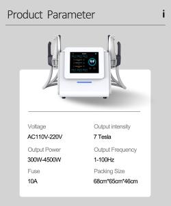 Portable 7T for Home Use RF Muscle Stimulator Body Contouring Slimming Spa Use Machine