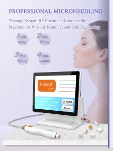Newest Fractional Vacuum Rf Microneedle Gold Radio Frequency Micro Needle RF Skin Rejuvenation Vacuum Rf Lifting Machine Br816