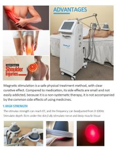 Double Handles TERAPIA LASER& Electro-magnetic Transduction Therapy Magnetic Equipment Mt-682