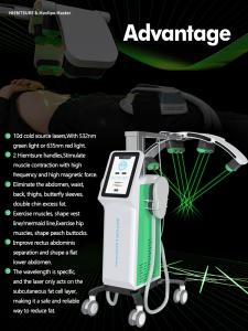 XM-868 10D+EMS Maxlipo Master Laser Green Laser and EMS for Weight Loss Machine