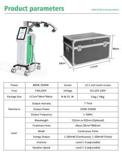 XM-868 10D+EMS Maxlipo Master Laser Green Laser and EMS for Weight Loss Machine