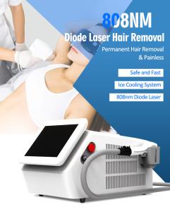 Desktop Hair Removal 808nm Diode Laser Permanent Hair Loss Painless Machine