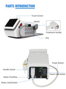 Desktop Hair Removal 808nm Diode Laser Permanent Hair Loss Painless Machine