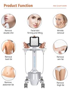 6d Laser & EMS+RF Maxsculpt Shape Body Slimming Skin Care with 2 Face Probe Machine Xm-685 Plus