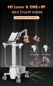 6d Laser & EMS+RF Maxsculpt Shape Body Slimming Skin Care with 2 Face Probe Machine Xm-685 Plus