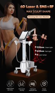 6d Laser & EMS+RF Maxsculpt Shape Body Slimming Skin Care with 2 Face Probe Machine Xm-685 Plus