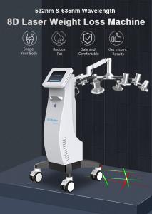 8D 532nm 635nm Two Wavelengths Laser Body Shape Slimming Equipment